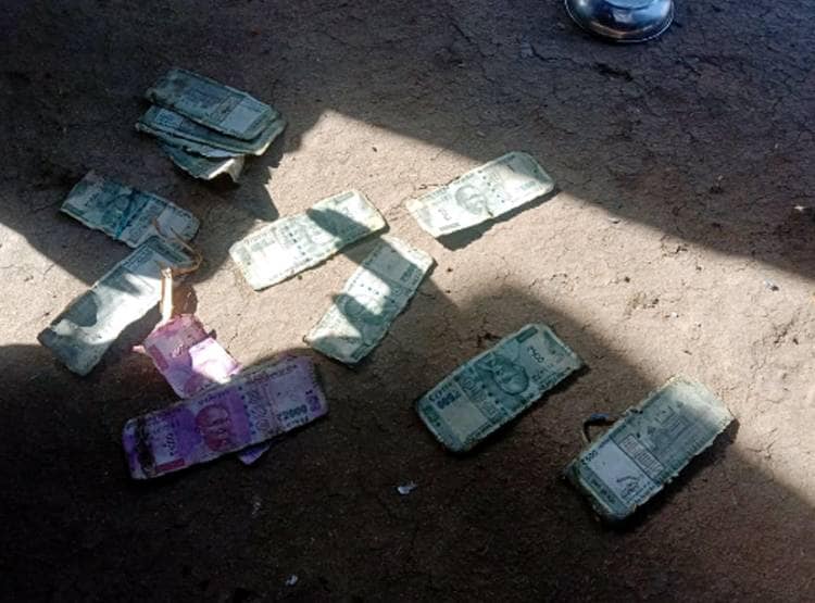 मछली पकड़ने गया था बच्चा, तालाब में मिली 500-2000 के नोटों की गड्डी