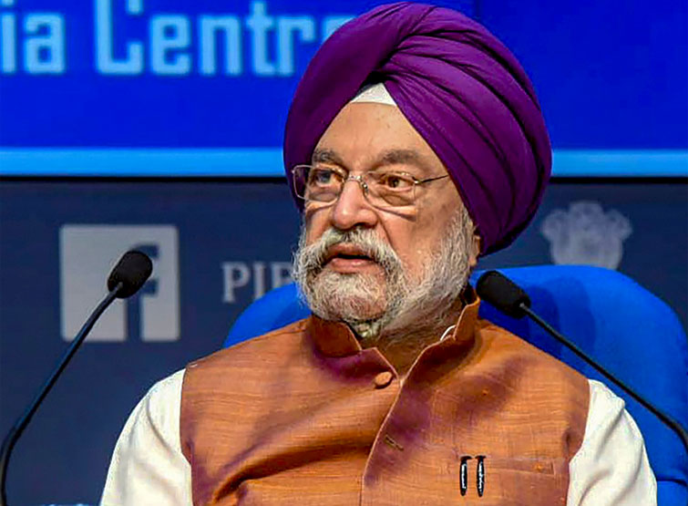 केंद्रीय नागरिक उड्डयन मंत्री हरदीप सिंह पुरी 