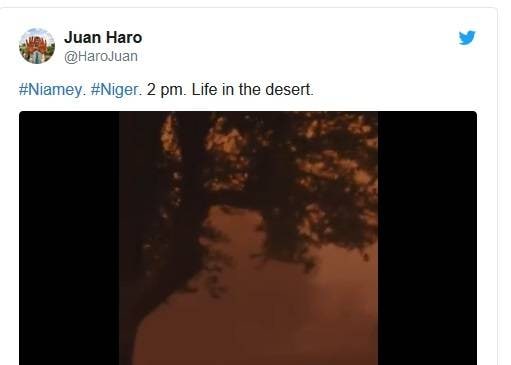 इस देश में अचानक लाल हो गया आसमान, लोग बोले- ये तो दुनिया का अंत है