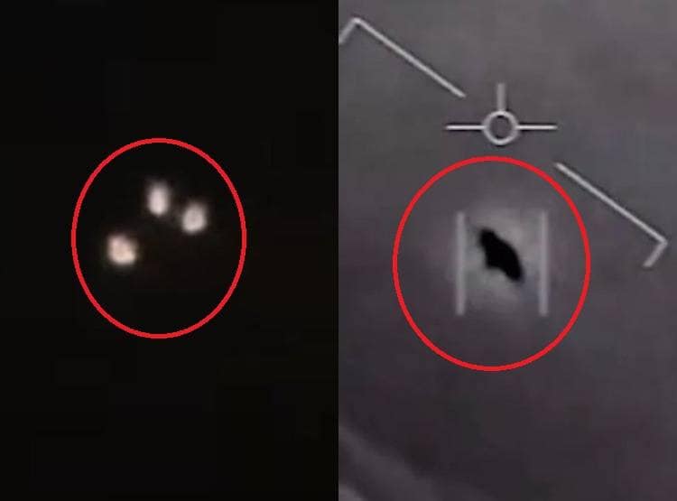 अज्ञात UFO वीडियो के बाद अमेरिका के आसमान में दिखा अजीब नजारा