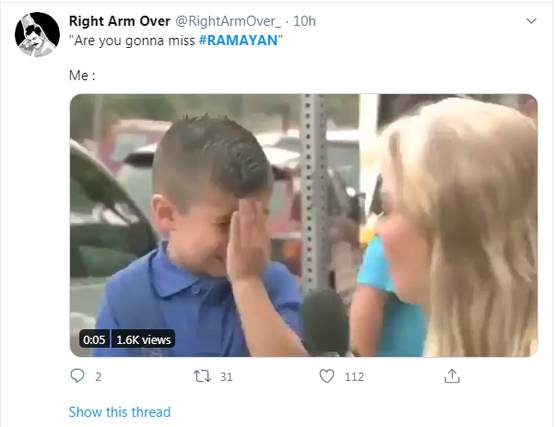 रामायण के खत्म होने से भावुक हुए दर्शक, नम आंखों से कहा अलविदा