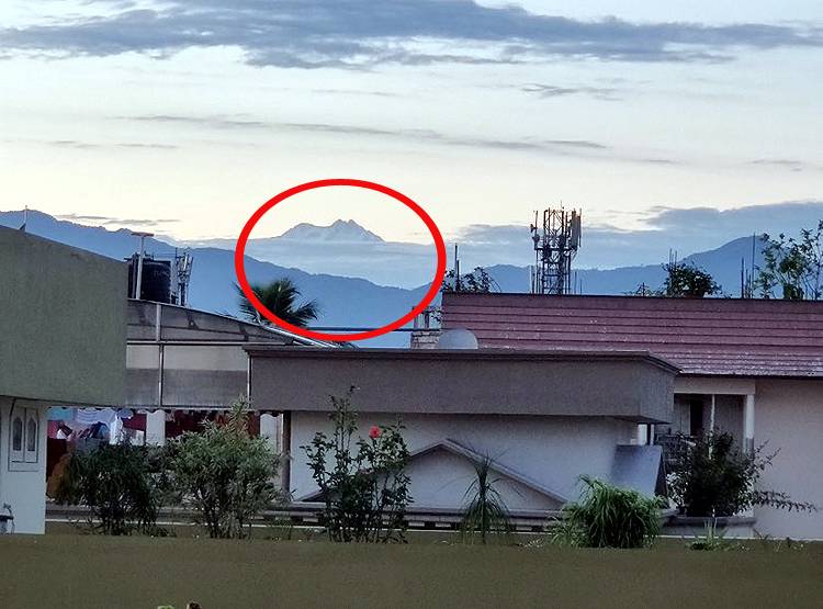 रुड़की से दिखा हिमालय, 312 KM दूर से बर्फीली चोटियों का नजारा