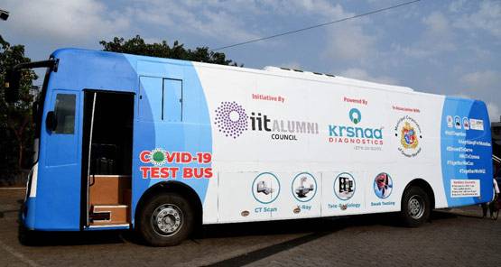 मुंबई में चलते फिरते होगा कोरोना का टेस्ट, बीएमसी ने बनाई स्‍पेशल बस
