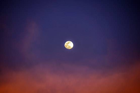 साल का आखिरी सुपरमून, ज्यादा चमकीला और खिला हुआ दिखा चांद