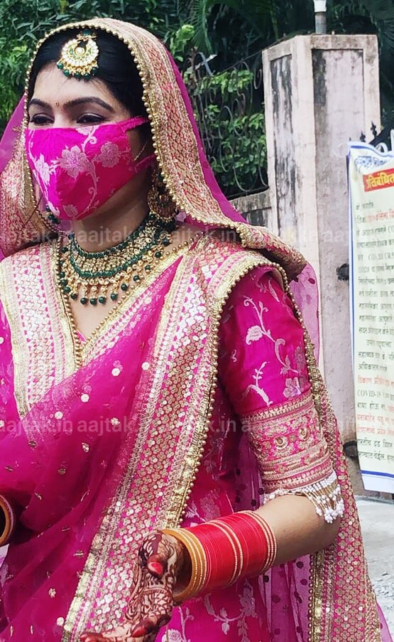 'ससुराल सिमर का' फेम एक्टर ने की शादी, मास्क में नजर आए दूल्हा-दुल्हन