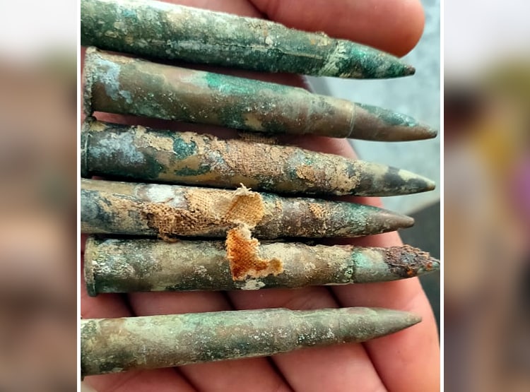 बॉर्डर के पास मकान की खुदाई में मिले जिंदा कारतूस,1965 के युद्ध से कनेक्शन