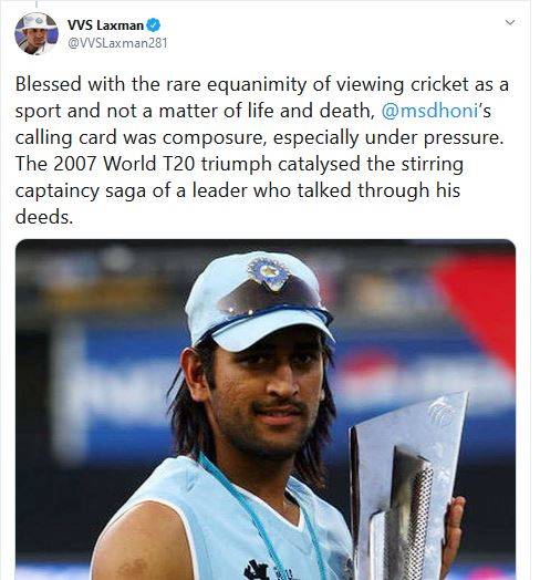 धोनी ने कैसे जिताए 2-2 वर्ल्ड कप, लक्ष्मण ने फोटो शेयर कर बताया