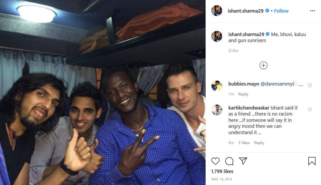 सैमी ने लगाए थे नस्लीय कमेंट के आरोप, पुरानी पोस्ट पर घिरे ईशांत शर्मा