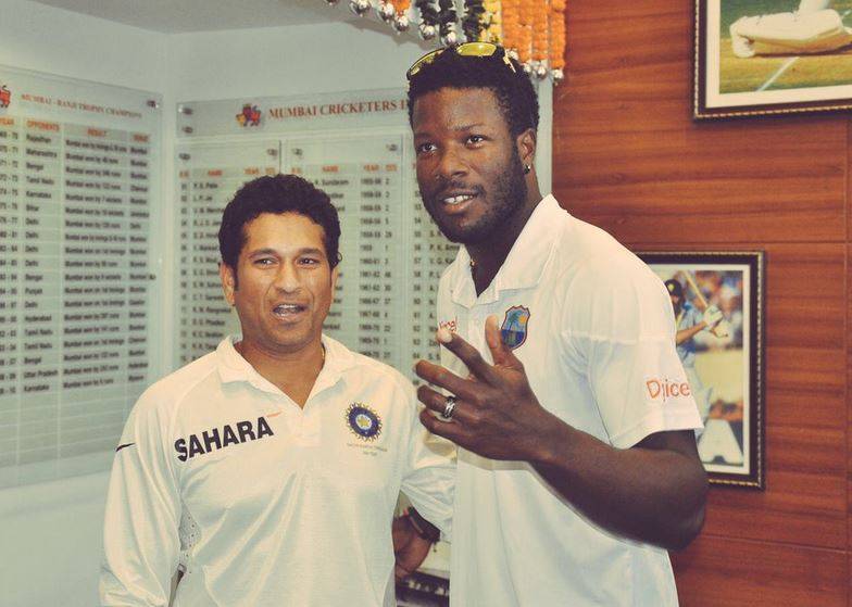 'सचिन के संन्यास वाले दिन गेल और मैं रोने लगे', वेस्टइंडीज के खिलाड़ी का खुलासा