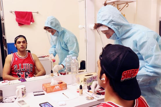 शुरू हुई कसौटी की शूटिंग, सेट्स पर मास्क लगाए नजर आए पार्थ समथान