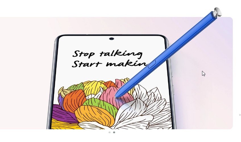 Galaxy Note 10 Lite पर मिल रहा है 5 हजार का कैशबैक