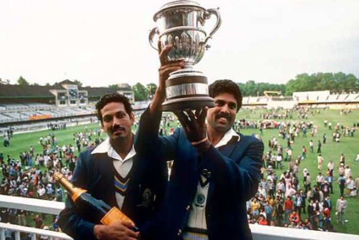Kapil Dev With Trophy