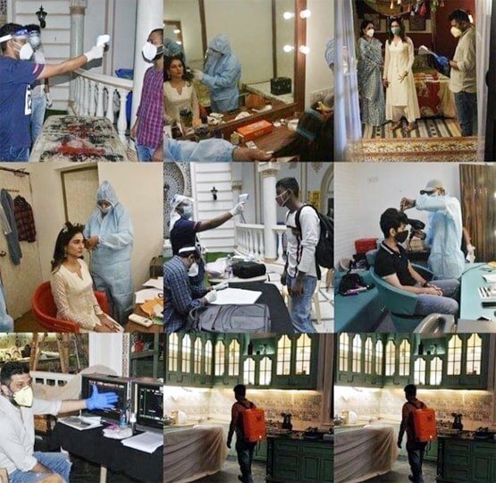 शुरू हुई कसौटी की शूटिंग, सेट्स पर मास्क लगाए नजर आए पार्थ समथान