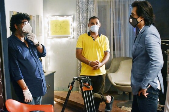 शुरू हुई कसौटी की शूटिंग, सेट्स पर मास्क लगाए नजर आए पार्थ समथान