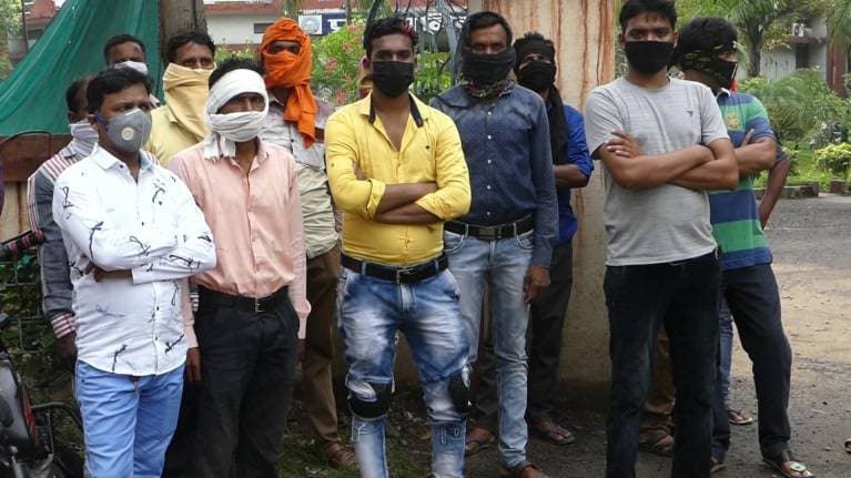 बालाघाट:कोरोना के नाम पर चीनी कंपनी ने भारतीय मजदूरों को काम से निकाला