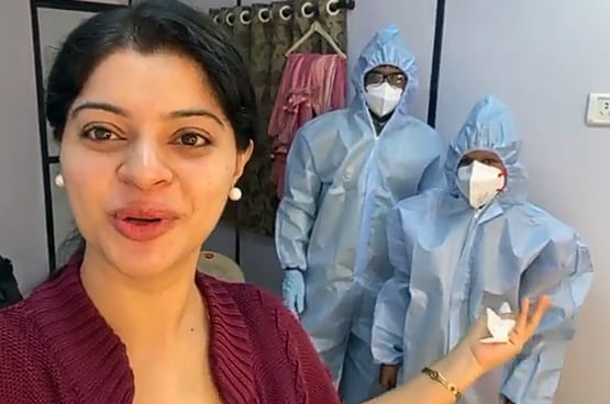 'कहत हनुमान जय श्रीराम' का शूट शुरू, मास्क पहने, सैनिटाइजर के साथ दिखी कास्ट