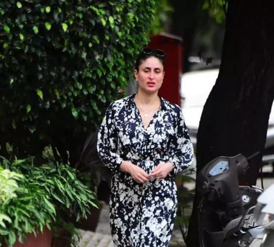 मास्क लगाकर सैफ-करीना संग घूमने निकले तैमूर, देखें तस्वीरें