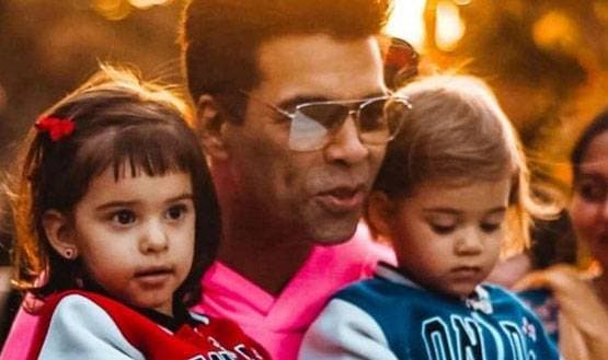 करण जौहर ने शेयर की थ्रोबैक फोटो, शाहरुख-गौरी संग आ रहे नजर