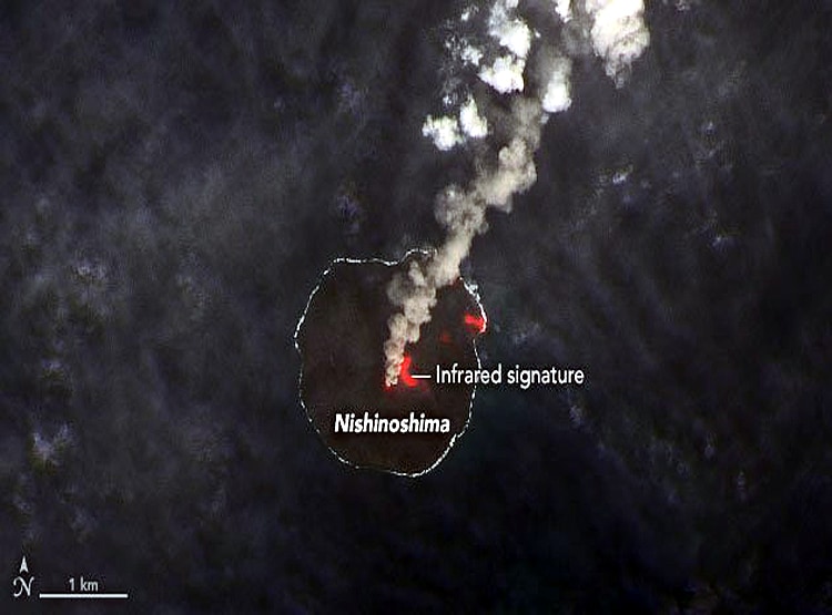 फिर फूटा यहां ज्वालामुखी, बहा इतना लावा कि नया टापू बन गया