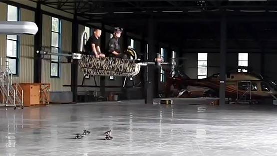 ड्रोन से बना दिया 2 सीटर मिनी हेलिकॉप्टर, नाम है Octocopter