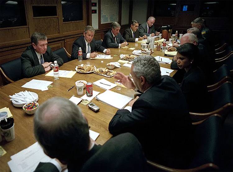 19 साल बाद अमेरिकी राष्ट्रपति जिस बंकर में गए, देखिए उसकी तस्वीरें...