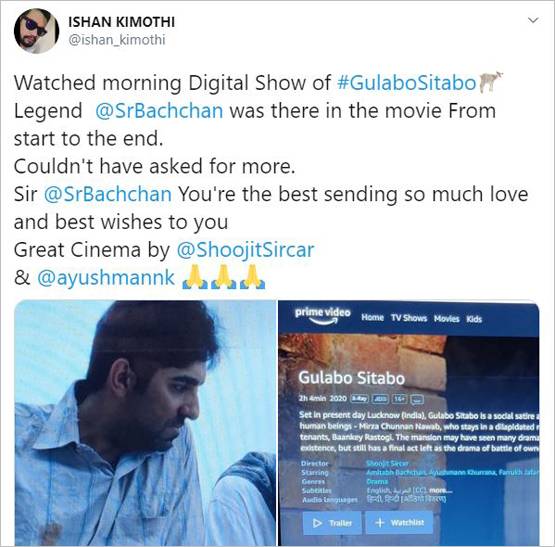 गुलाबो सिताबो पब्लिक रिव्यू: कहानी में छाए अमिताभ, दर्शकों ने दिया मिक्स रिस्पांस