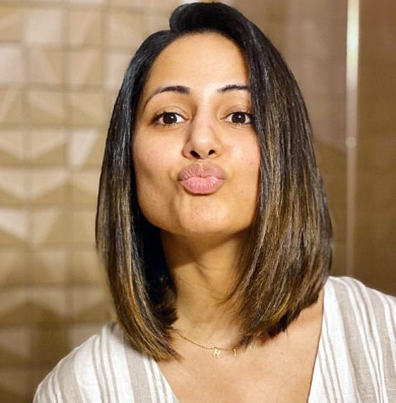 हिना खान ने टेंशन को कहा गुडबाय, नए हेयरकट में शेयर की फोटोज