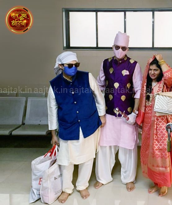 'ससुराल सिमर का' फेम एक्टर ने की शादी, मास्क में नजर आए दूल्हा-दुल्हन
