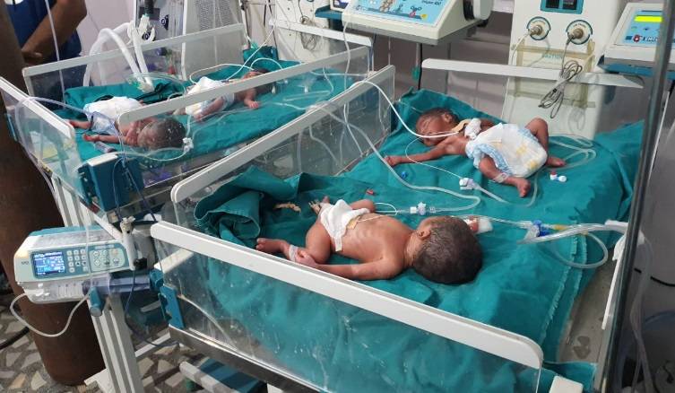 राजस्थान: महिला ने एक साथ चार बच्चों को दिया जन्म, सभी स्वस्थ