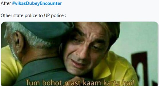 विकास दुबे एनकाउंटर पर वायरल सलमान का डायलॉग, सोशल मीडिया पर छाए मीम्स