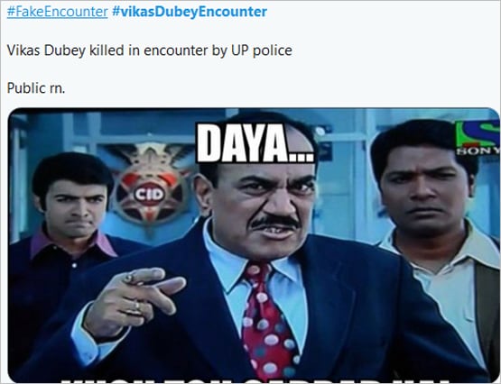 विकास दुबे एनकाउंटर पर वायरल सलमान का डायलॉग, सोशल मीडिया पर छाए मीम्स