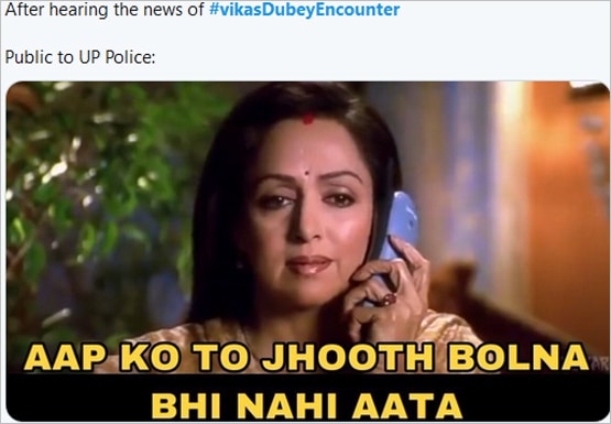 विकास दुबे एनकाउंटर पर वायरल सलमान का डायलॉग, सोशल मीडिया पर छाए मीम्स