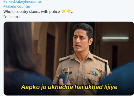 विकास दुबे एनकाउंटर पर वायरल सलमान का डायलॉग, सोशल मीडिया पर छाए मीम्स
