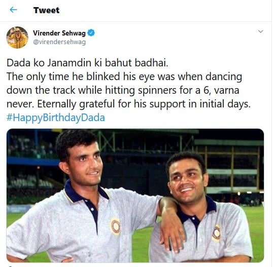 गांगुली पर कैफ का ट्वीट- फौलादी सीना दिखा के ऐसे कौन चढ़ता है