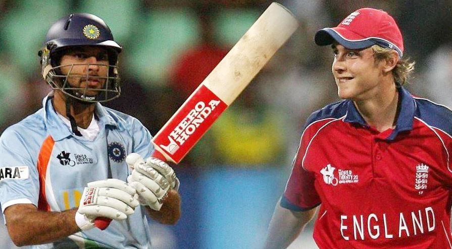 ब्रॉड की 6 गेंदों पर जड़े थे 6 छक्के, अब बॉलर को ऐसे किया सलाम