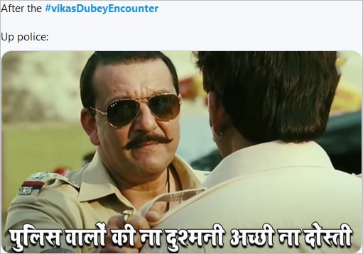 विकास दुबे एनकाउंटर पर वायरल सलमान का डायलॉग, सोशल मीडिया पर छाए मीम्स