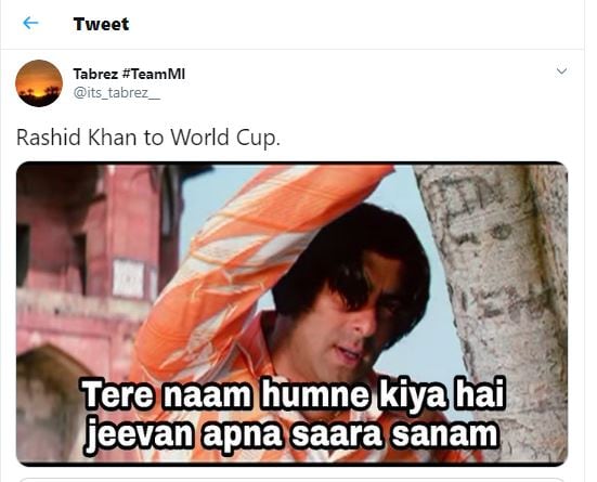 राशिद खान बोले- शादी तभी करूंगा जब अफगानिस्तान वर्ल्ड कप जीतेगा, ट्विटर पर उड़ा मजाक