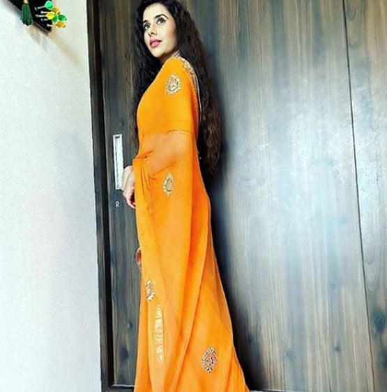 पति से अनबन की खबरों के बीच चारु असोपा ने सेलिब्रेट की तीज, शेयर किए फोटोज