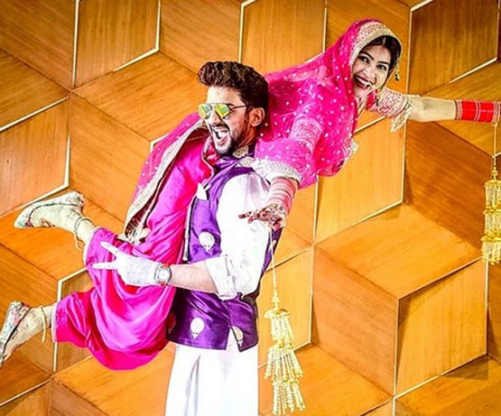 न्यूलीवेड TV कपल मनीष-संगीता का वेडिंग फोटोशूट, दिखी जबरदस्त केमिस्ट्री