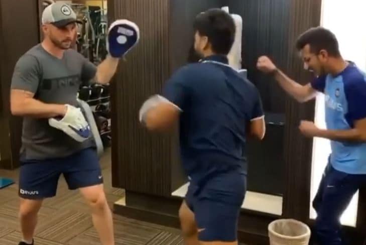 चहल ने उतारी पंत की बॉक्सिंग की नकल, कहा- क्यों थक रहे हो भैया