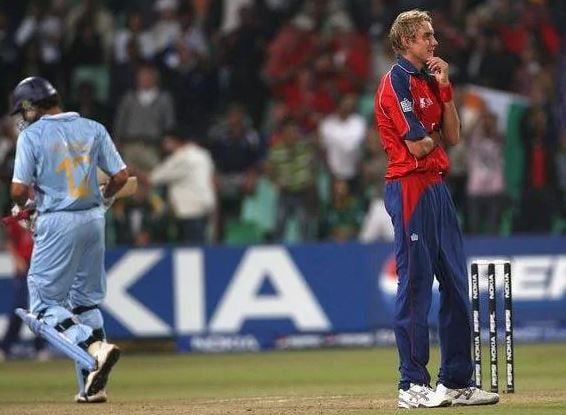 ब्रॉड की 6 गेंदों पर जड़े थे 6 छक्के, अब बॉलर को ऐसे किया सलाम