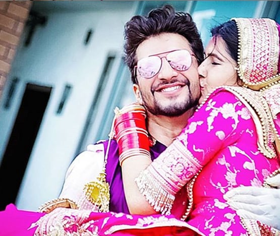 न्यूलीवेड TV कपल मनीष-संगीता का वेडिंग फोटोशूट, दिखी जबरदस्त केमिस्ट्री