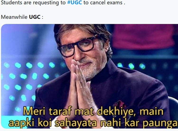 UGC के फैसले से नाराज छात्र, ट्रेंड हो रहा #ExamsInCovidASuicide