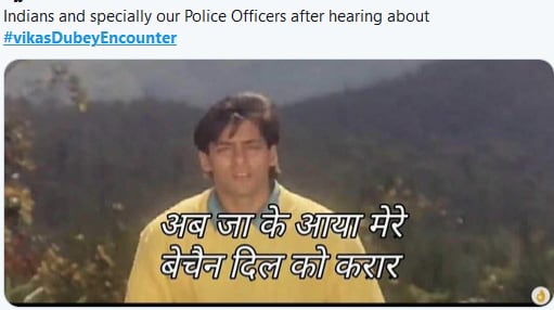 विकास दुबे एनकाउंटर पर वायरल सलमान का डायलॉग, सोशल मीडिया पर छाए मीम्स