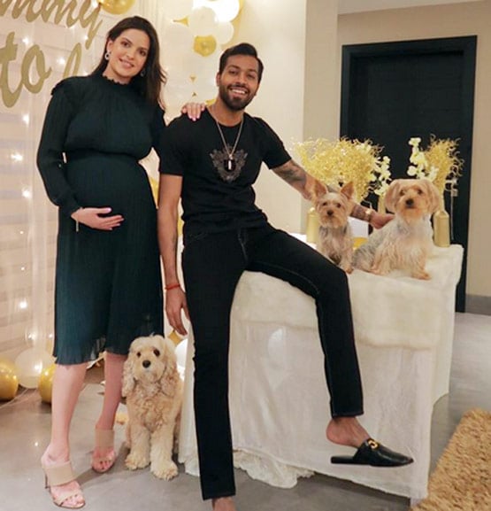 हार्दिक पंड्या की मंगेतर नताशा ने फ्लॉन्ट किया बेबी बंप, शेयर की तस्वीरें