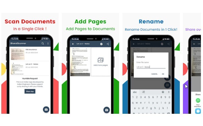 कैमस्कैनर की जगह लेने आया मेड इन इंडिया ऐप Bharat Scanner