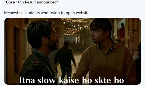 CBSE वेबसाइट ठप, Memes शेयर, छात्रों ने पूछा- इतना स्लो कैसे हो