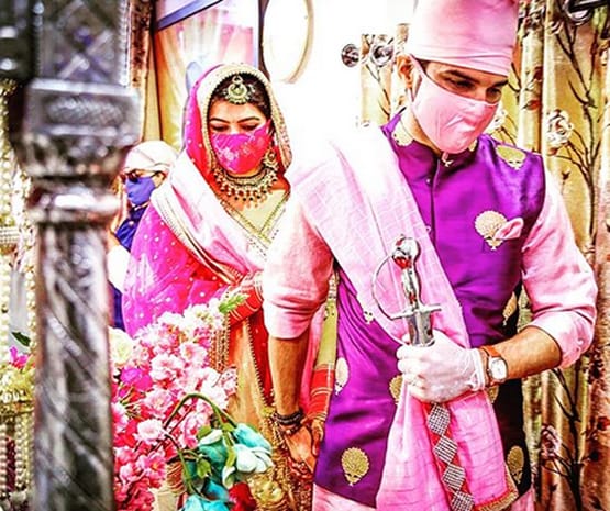 न्यूलीवेड TV कपल मनीष-संगीता का वेडिंग फोटोशूट, दिखी जबरदस्त केमिस्ट्री