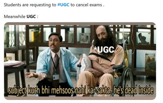 UGC के फैसले से नाराज छात्र, ट्रेंड हो रहा #ExamsInCovidASuicide