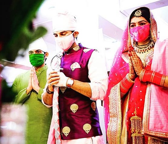 न्यूलीवेड TV कपल मनीष-संगीता का वेडिंग फोटोशूट, दिखी जबरदस्त केमिस्ट्री